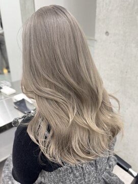 サンクマーケット 渋谷(cinq MARKET) 渋谷ミルクティーベージュハイトーンカラーヘーゼルベージュ30代