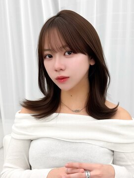 アマトウキョウスマートサロン(AMA TOKYO×Smart Salon) くびれレイヤー/顔まわりカット/レイヤーカット/小顔ヘア