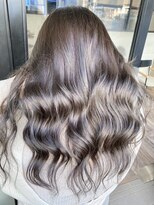 ベルヘアーデザイン 堺東(Belle hair Design)&nbsp;レイヤーカットオリーブグレージュ20代30代40代堺東