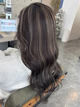 ハイライトカラー/ダブルカラー/デザインカラー/ベージュ