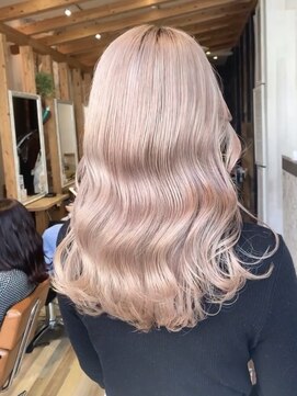 ラグーン(LAGOON) ホワイトミルクティーベージュ/バレイヤージュ/ケアブリーチ