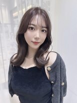 ジ オスカー(THE OSCAR)&nbsp;伸ばし中にオススメ！【外ハネミディ×ラベンダーグレージュ】