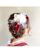 バサラ 横浜駅前店(VASARA) 横浜/着物ヘア/ショートアレンジ/ハーフアップ