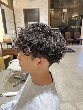 ブランシェ 高蔵寺店(BRANCHE) ★大人気★刈り上げマッシュ×波巻きスパイラル【北川】