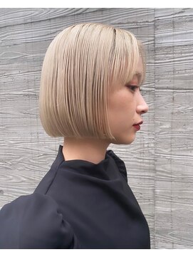 コール ネックス ザ サロン 表参道(COALL nex the salon) 【福島#4】ブロンドハイトーンボブ 表参道 韓国