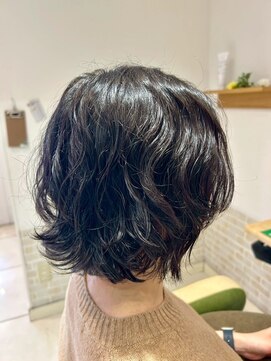 アース モード 新小岩店(EARTH/M) くびれショートボブ×パーマ