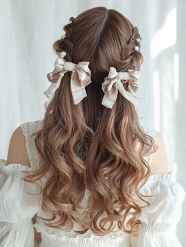 ヘアメイク トゥエンティワン HAIRMAKETwentyOne ヘアセット/推し活/リボンアレンジ/ハーフアップ