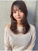 デザインレイヤー/顔まわり小顔レイヤー/透明感