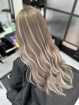 ラムシェール(LamChele) ミルクティーベージュ×シールエクステ