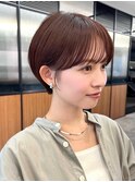コンパクトショートカット丸みショートくびれショートボブ表参道