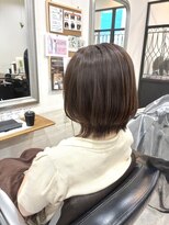 ヘアアンドメイク 心座(hair&make)&nbsp;髪質改善くびれ大人ショートボブ