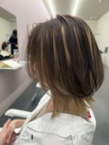 ステレオ 知立店(STEREO)&nbsp;ボブウルフ×インナーカラー