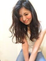 ラウンジ モリオ イケブクロ(Lounge MORIO Ikebukuro) 【morio池袋】黒髪立ち上げロングウェーブ