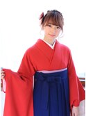 卒業式ヘアアレンジ 綱島袴着付け 着物ヘア ヘアアレンジ