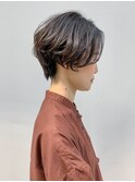short(ハンサムショート、ラベンダーアッシュ、ショートヘア)