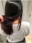 アッシュブラック＋インナーヴァイオレット