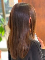 アークスヘアー&nbsp;大人かわいい耳掛け☆透明感うるツヤのモテ髪ストレート