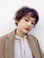 ゼンコー キチジョウジ シェール(ZENKO KICHIJOJI chere) ベリーピンクカラーショートヘア/ヘルシースタイル