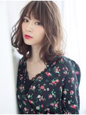 艶束レディーな品格Aライン×外ハネSカール立体感ウェーブ♪ 