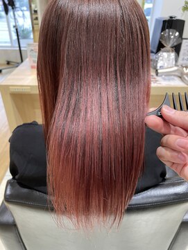 プレイ(SARA BEAUTY×LIFESTYLE PLAY) 髪質改善トリートメント×ハイトーンカラー / SARA 若林