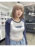 milk tea beige/ベージュ/ホワイトベージュ/ハイトーンカラー