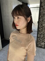 透明感溢れるブラウンベージュ◎