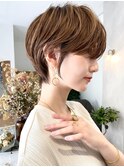 大人可愛い20代30代40代50代小顔ショートボブナチュラルショート