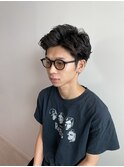 【スパイキーショート+ニュアンスパーマ】
