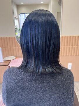 リン(Lin) ネイビーブルー/コントラストカラー