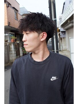 スウェル 船橋店(Swell) ウルフ/アッシュブラック/カルマパーマ/ベリーショート/船橋