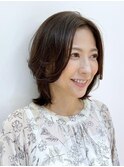ひし形ショート/外ハネショート/大人ヘア