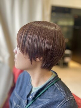 ウェル アアルト 本厚木ミロード店 【aalto本厚木ミロード】メンズライクなショートボブ