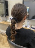 【ヘアアレンジ】黒髪/ボブルフ/ネビージュ/小顔/鎌取/林愛華