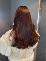 ロフティー 清澄白河(LOFTY)&nbsp;チェリーレッド/ワインレッド/髪質改善/韓国風巻き/清澄白河