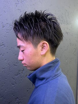 プライズ アイリス 池袋東口店(prize Iris) 爽やかアップバンクスタイル