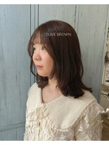 シュシュバイジャガラ 千葉駅北口店(chou chou byJAGARA)&nbsp;オリーブブラウン【chouchou千葉・千葉駅】