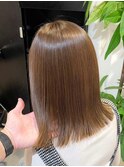 ボブルフ/ネビージュ/小顔/ワンレン/スモーキーアッシュ[渋谷駅]