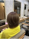 『shouki』ミルクティー ハイトーン くびれボブ レイヤーボブ