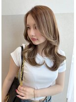 ジーナ 札幌(Zina)&nbsp;くびれレイヤー/ハイライトベージュ