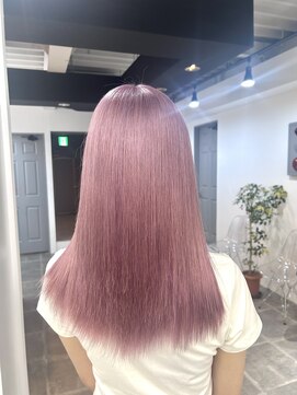 ペレ 栄店(PELE) ホワイトグレージュ/デジタルパーマ/チェリーブラウン/栄