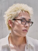 バイフィフス 原宿/表参道(by fifth)&nbsp;スパイキーショートベリーショートブリーチダブルカラー