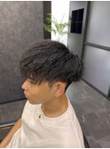 カット×ツイストパーマ