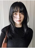 【macana指名】ロングレイヤーカットウルフシャギー登戸