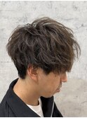 アクティブマッシュ　マッシュ　ツイスパ　シャドウパーマ