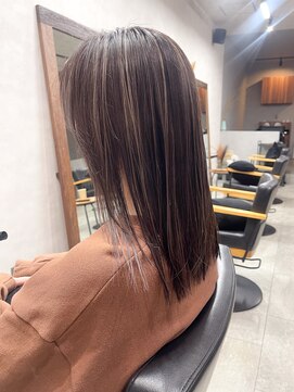 リアン(lien) ナチュラルハイライト×ミルクティーベージュ