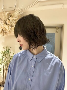 クーナバイトマト 横浜(Cuna by TOMTO) 【KANO】ボブパーマ  コテ巻き風パーマ  ボブ