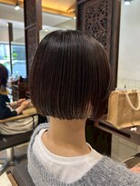 ヘアリゾート粋 ティガ 池袋店(tiga)&nbsp;艶髪ショートボブ/髪質改善/ブラウン