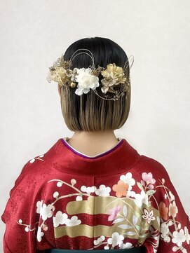 ベル サウス(BHEL south) タイトボブ和装アレンジ  【 津市/久居 】