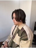 20代30代40代◎メンズボブウルフニュアンスパーマ/高田馬場
