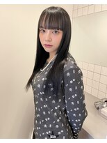 チーカ(chica)&nbsp;ブリーチ履歴◎酸性ストレート×ワイドバング×ダークグレージュ